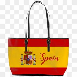 Spain Flag Large Leather Tote - Spain Flag, HD Png Download
