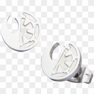 Rogue One Split Symbol Stud Earrings - Emblem, HD Png Download