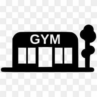Gym Building Sport Training Svg Png Free Ⓒ - Gym Icon, Transparent Png