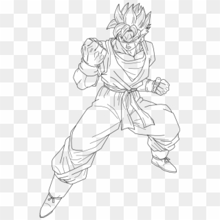 Dragon Ball Coloring Pages Future Trunks And Gohan - Future Gohan Black And White, HD Png Download