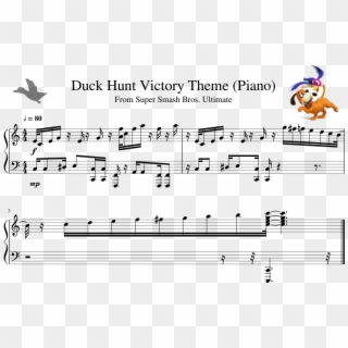 Duck Hunt Victory Theme Piano, HD Png Download