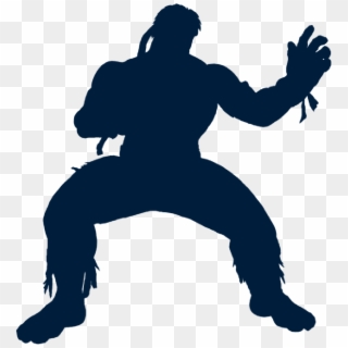 Benzaie De Youtuber Pro Gamer Au Red Bull Kumite Ryu - Silhouette, HD Png Download