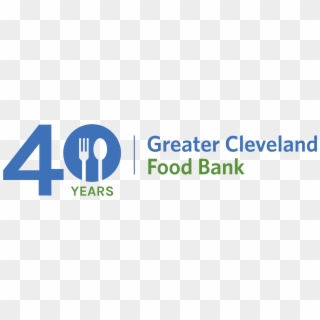 Gcfb 40th Logo Bright - Greater Cleveland Food Bank, HD Png Download