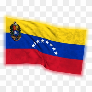 Bandera De Venezuela Ondeando Png, Transparent Png
