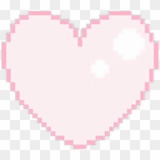 Heart Sticker - Pink Heart Pixel Png, Transparent Png