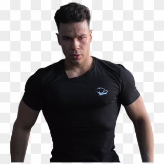 Beastfull Athlete Giancarlo Wearing Activewear T Shirt - Man, HD Png Download