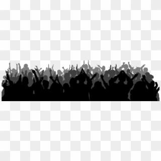 Silhouette Transparent Photo Transparent Background - Cheering Crowd Gif Transparent, HD Png Download