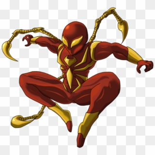 Iron Spiderman Vector - Iron Spiders Man's In Cartoon, HD Png Download