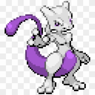 Mewtwo - Mewtwo Pixel Art, HD Png Download