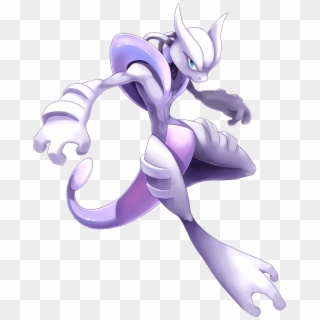 Pokemon Shiny Mega Mewtwo Is A Fictional Character - Mewtwo Png, Transparent Png