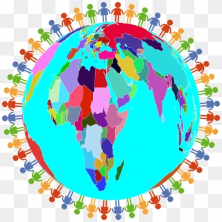 Transparent Colorful Earth Png, Png Download