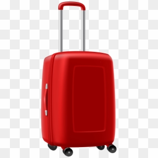Trolley Suitcase Png Clipart Image - Hand Luggage, Transparent Png