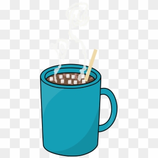 Big Image - Hot Chocolate With Marshmallows Clipart, HD Png Download