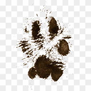 Dog Mud Pawprint - Putting A Dog Down Quote, HD Png Download