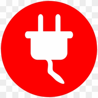 Electric Power Plug - X In Red Circle, HD Png Download