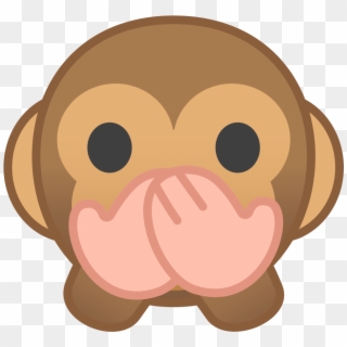 Download Svg Download Png - Speak No Evil Monkey Emoji, Transparent Png