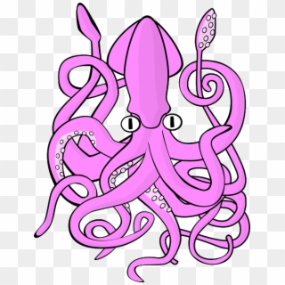 Tentacles - Giant Squid Clipart, HD Png Download