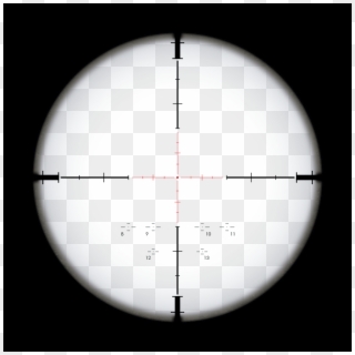 Sniper Scope Crosshairs - Circle, HD Png Download