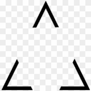 Negro Black Triángulo Triangulo Triangle Overlay Overla - Triangulo Png Negro, Transparent Png