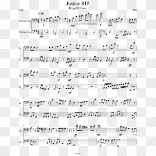 Justice Rip - Sheet Music, HD Png Download