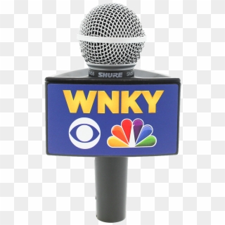 Wnky News Black Rycote Triangle Mic Flag - News Mic, HD Png Download