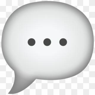 Speech Bubble Emoji - Speech Bubble Emoji Png, Transparent Png