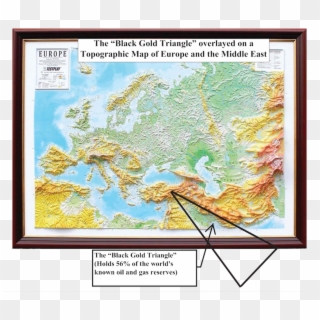 The Free World, Israel And America Will Not See The - Map Europe Relief, HD Png Download
