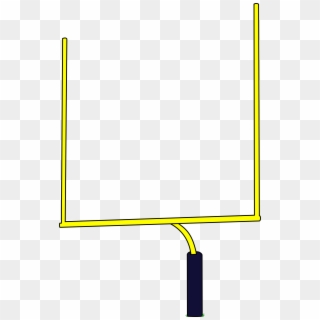 28 Collection Of American Football Goal Clipart - Field Goal Post Png, Transparent Png