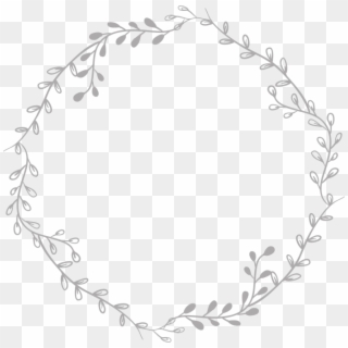 #freetoedit#tumblr #remixit #aesthetic #circle #remixit - Transparent Background Wreath Clipart Black And White, HD Png Download