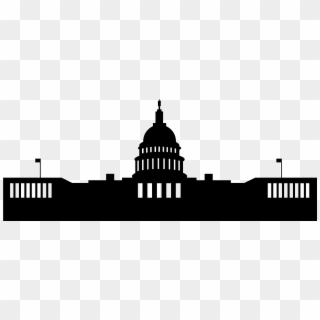 Skyline Clipart House - Us Capitol Building Silhouette, HD Png Download