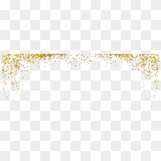 Ftestickers Glitter Gold Border - Transparent Sparkles Png Gold, Png Download