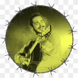 Photo By Jason Kempin/getty Images - Post Malone With Guitar, HD Png Download