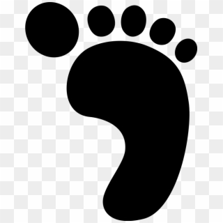 Banner Black And White Stock Feet Vector Bigfoot - Right Footprint, HD Png Download