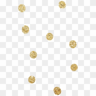 Golddots Dots Sparkle Cute - Transparent Gold Sparkle Dots Png, Png Download