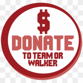 Click Here To Donate To A Walker, Team, Or The Event - Circle, HD Png Download