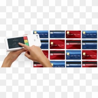 Transparent Credit Card Transparent Background - Hand, HD Png Download