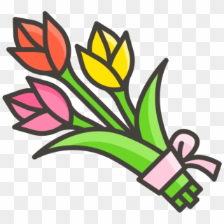 Flower Bouquet Emoji Icon - Flower Bouquet Icon Png, Transparent Png