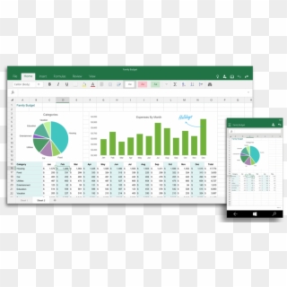 Microsoft Excel - Microsoft Office Excel 2015, HD Png Download