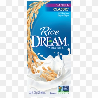 Vanilla Rice Drink - Rice Dream Enriched Original Organic Rice Drink, HD Png Download