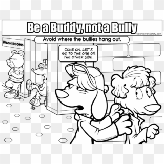 Bullying Coloring Pages Anti Bullying Coloring Pages - Bullying Coloring Pages, HD Png Download