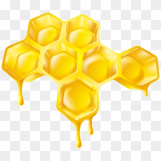 Honey Comb Png - Honey Drip Honeycomb, Transparent Png