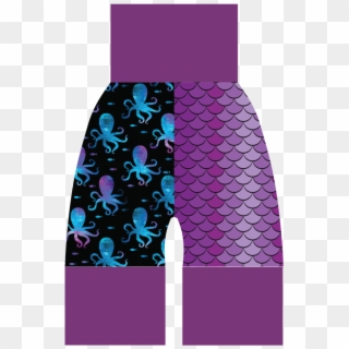 Purple/blue Kraken And Scales - Pencil Skirt, HD Png Download