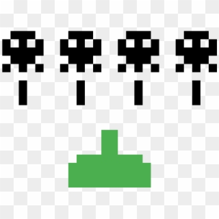 Space Invaders - Illustration, HD Png Download