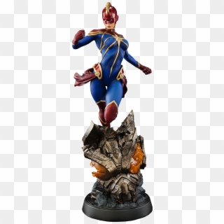 Parts And Accessories - Capitã Marvel Premium Formate Figure, HD Png Download