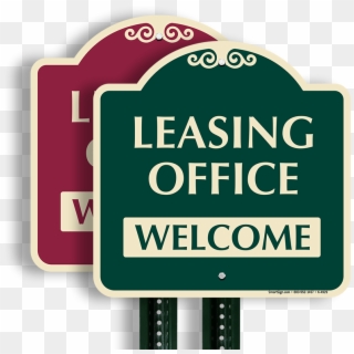 Leasing Office Welcome Sign - Private Club, HD Png Download