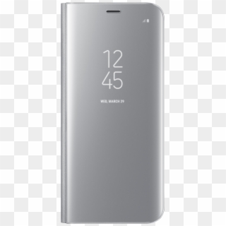 Samsung Galaxy S8 S-view Standing Cover Silver - Samsung Galaxy S8, HD Png Download