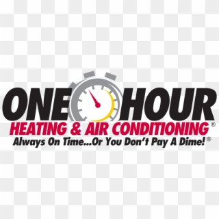 One Hour Heating And Air - One Hour Heating And Air Logo, HD Png Download