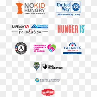 Thanks To Our Generous Sponsors - No Kid Hungry, HD Png Download