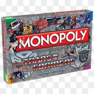 Transformers Retro Edition - Transformers Monopoly, HD Png Download