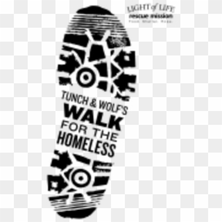 Tunch And Wolf's Walk For The Homeless - Skateboard Deck, HD Png Download